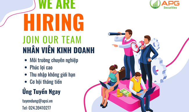 APG TUYỂN DỤNG NHÂN VIÊN KINH DOANH - HẠN NỘP CV 01/05/2024